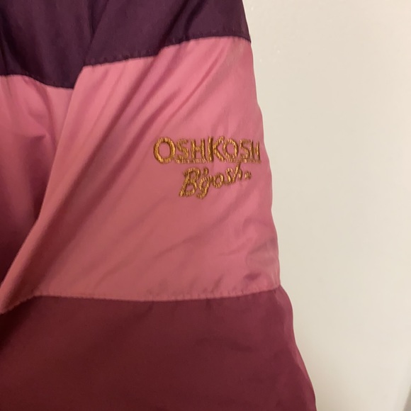 NWT OshKosh B’gosh girls pink and purple hooded winter coat size 12 - Picture 4 of 8